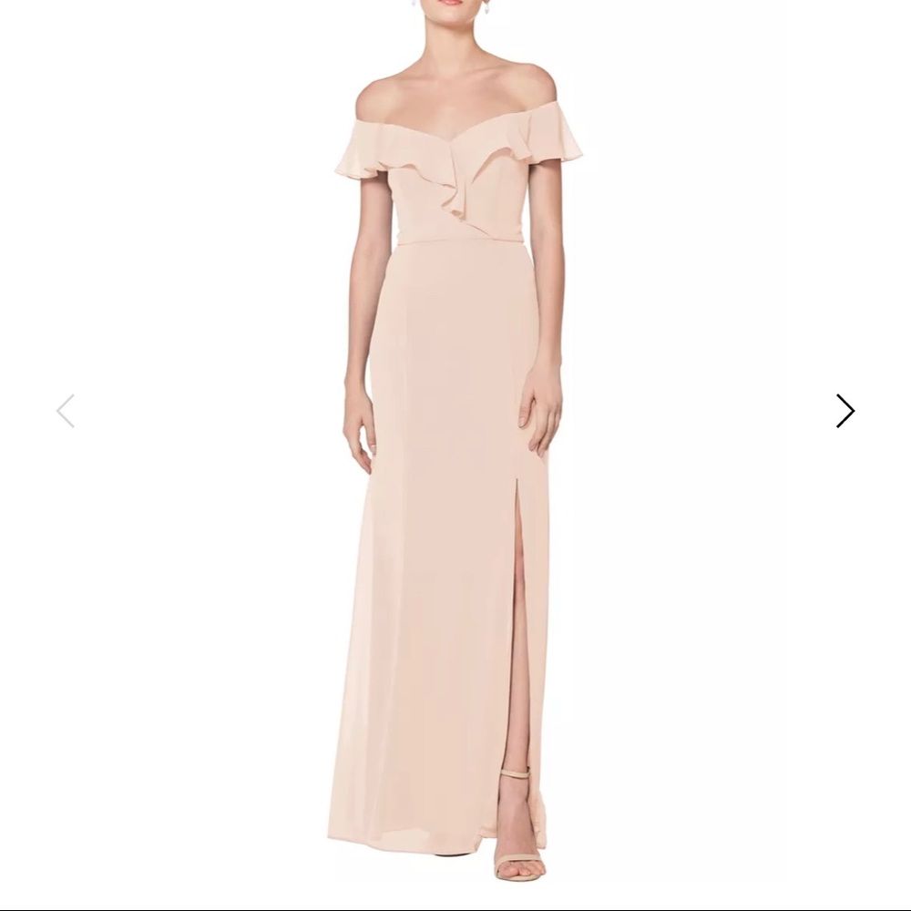 Bill Levkoff dress in Cashmere. Size 0. BRAND NEW